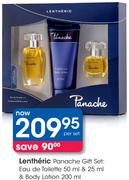 Lentheric Panache Gift Set: EAU DE Toilette 50 ML & 25 ML & Body Lotion 200 ML-Per Set