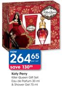 Katy Perry Killer Queen Gift Set:EAU DE Parfum 30 ML & Shower Gel 75 ML-Per Set