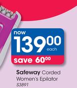 Safeway Corded Women's Epilator S3891
