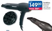 Toni & Guy 2000 Watt Hairdryer With Diffuser TGDR5362DE1
