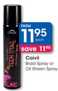 Caivil Braid Spray Or Oil Sheen Spray 
