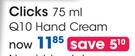 Clicks Q10 Hand Cream-Each