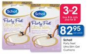 Scholl Party Feet Ultra Slim Gel Cushions-Per Pack