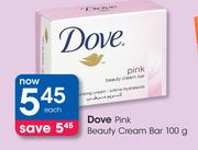 Dove Pink Beauty Cream Bar-100g Each