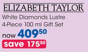 Elizabeth Taylor White Diamond Lustre 4 Piece 100ml Gift Set