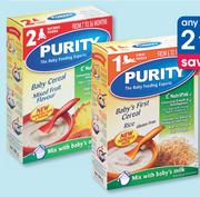 Purity First Foods Rice Cereal Just Add Milk-2x200g