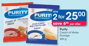 Purity Cream of Maize Porridge-2 x 400gm