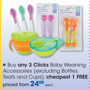 Clicks Baby Weaning Accessories(Excluding Bottles, Teats And Cups)-Each