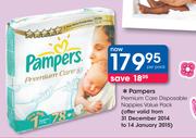 Pampers Premium Care Disposable Nappies-Per Pack