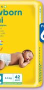 Clicks Value Pack Disposable Nappies Newborn 42