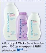 Clicks Baby Powders Each