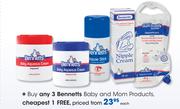Bennetts Baby And Mom Products Each