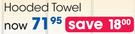 Clicks Hooded Towel - Each