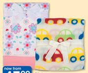 Clicks 2-Pack Receiving Blankets