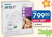 Avent Manual Breast Pump-Each