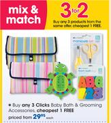 Clicks Baby Bath & Grooming Accessories-Each