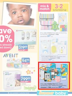 Clicks : New Baby Savings (31 Dec - 18 Jan 2015), page 9