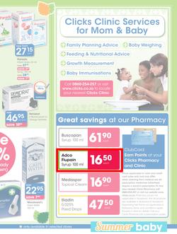 Clicks : New Baby Savings (31 Dec - 18 Jan 2015), page 11