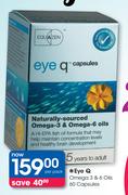 Eye-Q Omega 3 & 6 Oils-60 Capsules