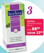 Herbex Slimmers Drops-50ml