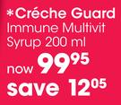 Creche Guard Immune Multivit Syrup-200ml