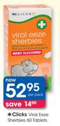 Clicks Viral Eeze Sherbies-60 Tablets Pack