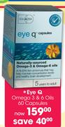 Eye Q Omega 3 & 6 Oils-60 Capsules