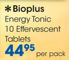 Bioplus Energy Tonic 10 Effervescent Tablets