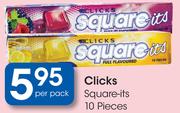 Clicks Square-Its 10 Pieces-Per Pack