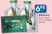 Berocca Boost Liquid 15ml Or Single Sachet-Each