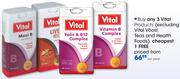Vital Products(Excluding Vital Voost, Teas And Health Foods)-Per Pack
