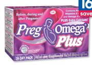 Preg Omega Plus 28-Day Pack-Per Pack