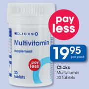 Clicks Multivitamin 30 Tablets-Per Pack
