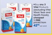 Vital Products(Excluding Vital Voost, Teas And Health Foods)-Per Pack