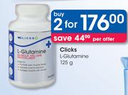 Clicks L-Glutamine-2x125g