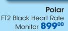 Polar FT2 Black Heart Rate Monitor-Each