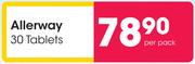 Allerway 30 Tablets-Per Pack