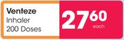 Venteze Inhaler 200 Doses Each