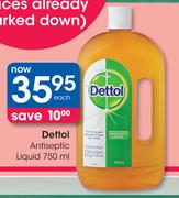 Dettol Antiseptic-Liquid-750ml Each