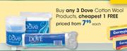 Dove Cotton Wool Products Each