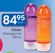 Clicks Massage Gel-200ml-Each