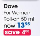 Dove For Women Roll-On-50ml