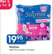 Stayfree Ultra Thin & Slim-10 Pads