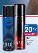 Coty Deodorant for Men-120ml Each