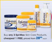 Epi-Max Skin Care Products Each