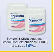 Clicks Aqueous Cream Products Each