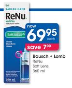 Bausch + Lomb Renu Soft Lens-360ml