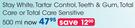 Listerine Stay White,Tartar Control,Teeth & Gum,Total Care Or Total Care Sensitive-500ml Each