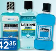 Listerine Stay White,Tartar Control,Teeth & Gum,Total Care Or Total Care Sensitive-500ml Each
