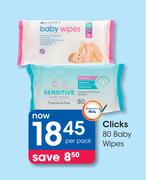 Clicks 80 Baby Wipes-Per Pack